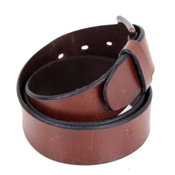 DOCKERS BROWN GENUINE LEATHER 1 3/8"Wd CASUAL DRESS MEN'S BELT Sz 38/95 (G69 - Picture 5 of 14